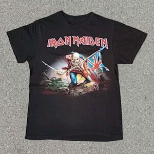 Vtg 2018 Iron Maiden The Trooper Philcos Band T-Shirt (S)